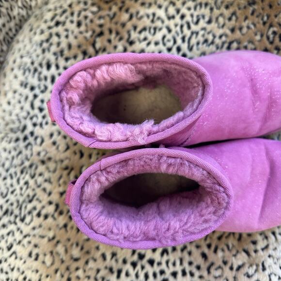 UGG Classic Mini II Milky Way Boot Pink Purple  Size 8 - Picture 4 of 7